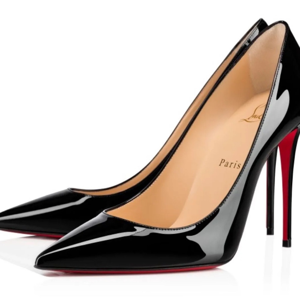 Christian Louboutin Black Patent Leather Heels
